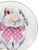 Set de platos para ensalada Haus Easter de cerámica