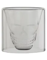 Vaso tequilero Haus Skeleton de vidrio