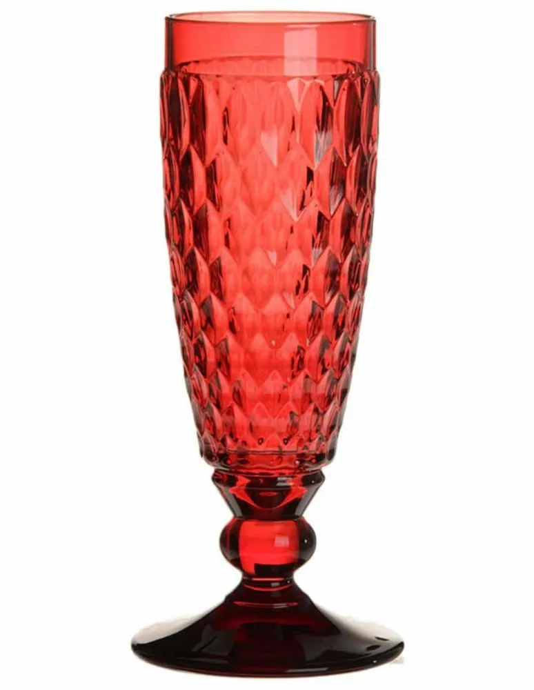 Copa flauta Villeroy & Boch Boston Colored roja