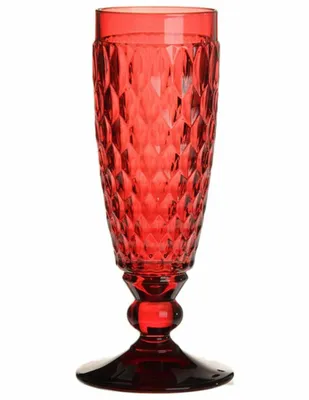 Copa flauta Villeroy & Boch Boston Colored roja