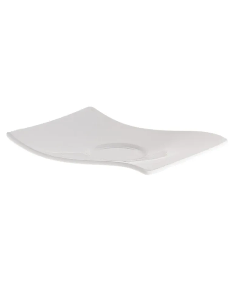 Plato para taza expresso Villeroy & Boch New Wave blanco