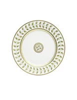 Plato trinche Bernardaud Constance verde