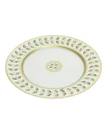 Plato trinche Bernardaud Constance verde