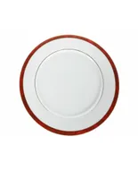 Plato trinche Noritake Marble blanco