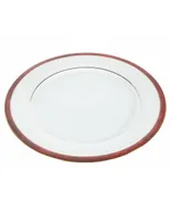 Plato trinche Noritake Marble blanco