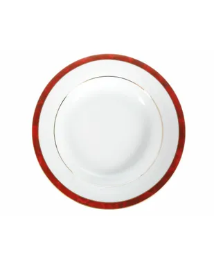 Plato sopero Noritake Marble rojo