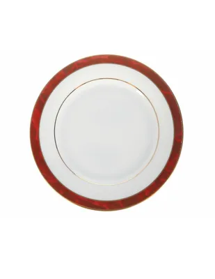 Plato para pan Noritake Marble rojo