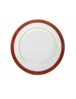 Plato para pan Noritake Marble rojo