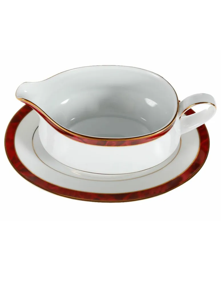 Salsera Noritake Marble blanca