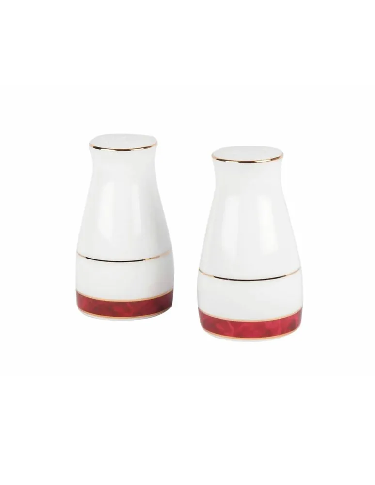 Salero y pimentero Noritake Red Marble