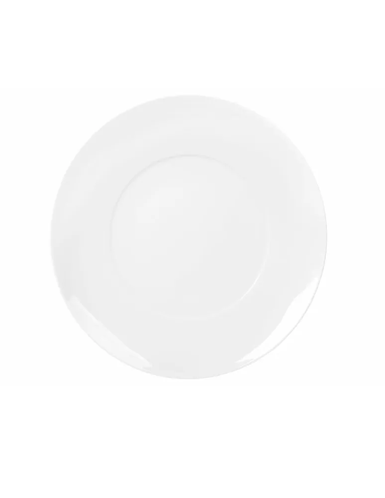 Plato trinche Vista Alegre Domo blanco