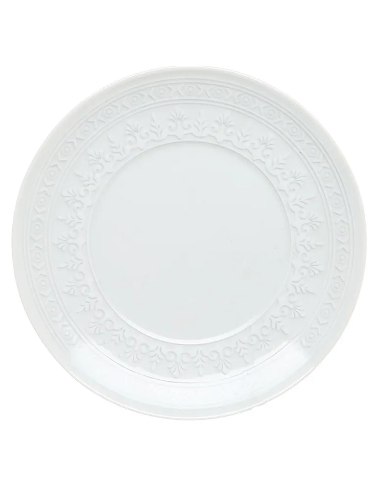 Plato para pan Vista Alegre Ornament blanco