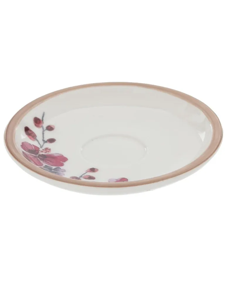 Plato para taza Villeroy & Boch Artesano Lavender mediano blanco