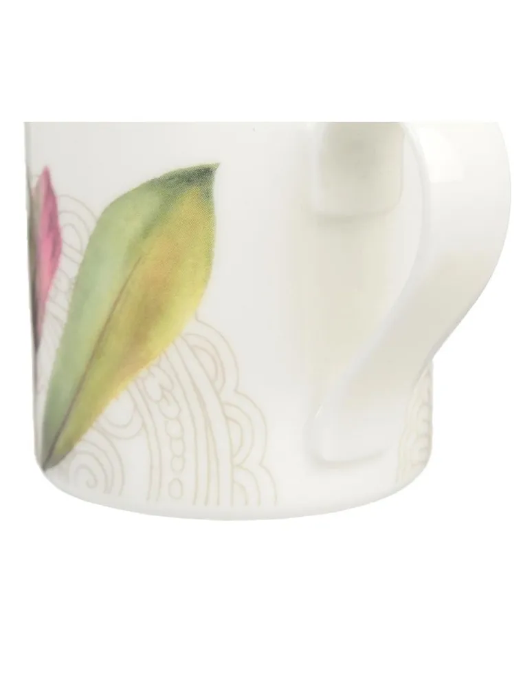 Taza para espresso Villeroy & Boch 80 Mililitros Quinsai Garden blanca