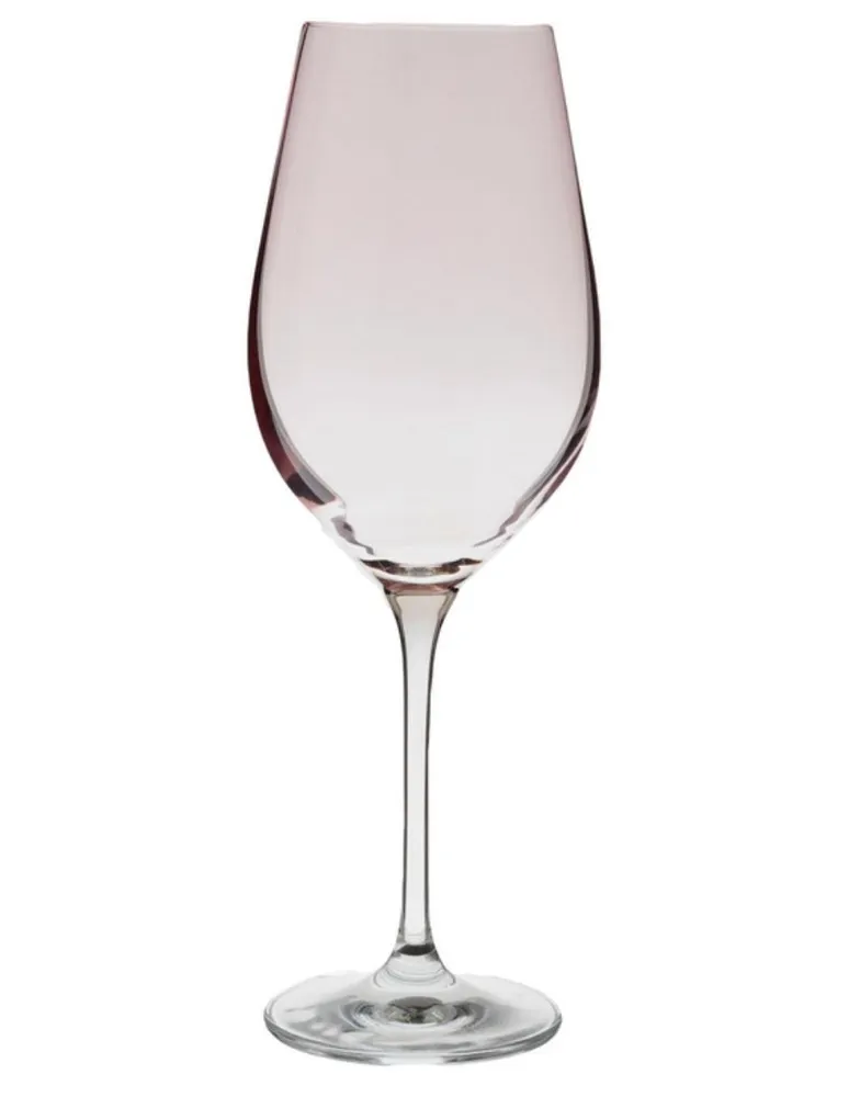 Copa para vino tinto Krosno 480 Mililitros Harmony rosa