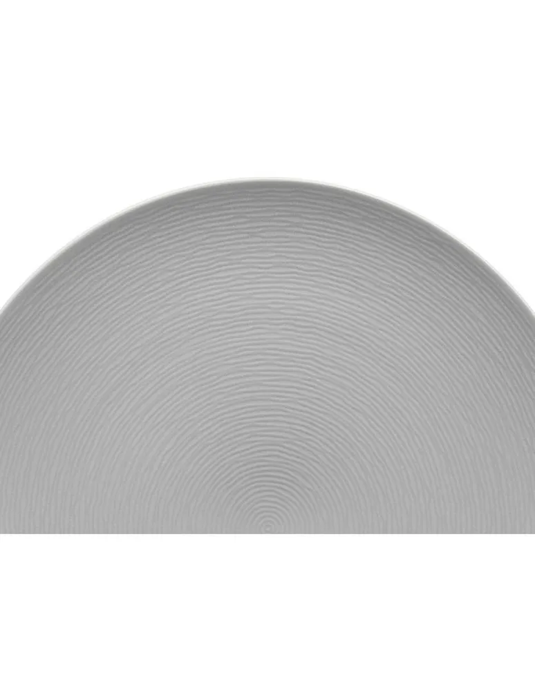 Plato base Noritake gris