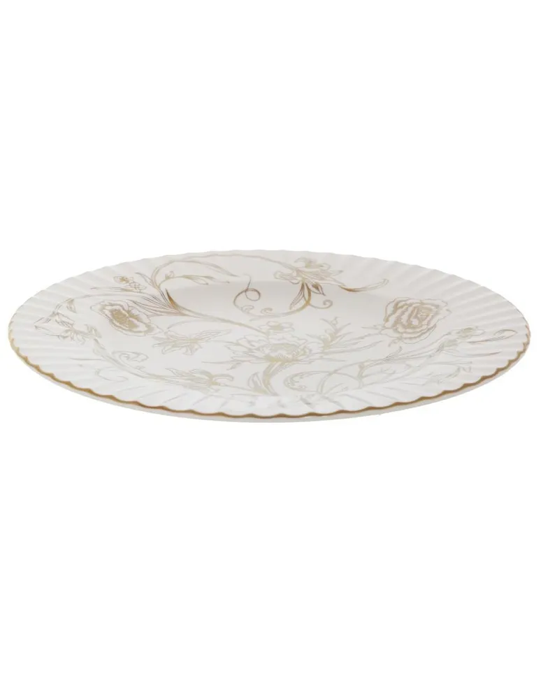 Plato para postre Lenox Marchesa blanco