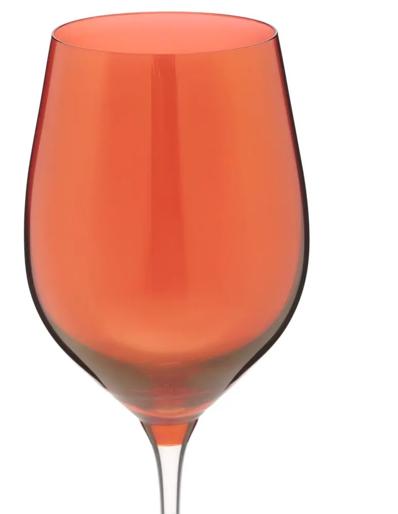 Copa para vino tinto Krosno 480 Mililitros Harmony rosa