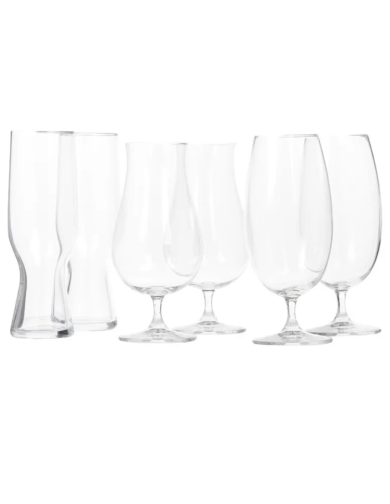 Set de 6 copas para cerveza Bohemia Beer Craft