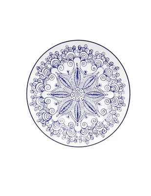 Plato trinche Crown Baccara Marino azul