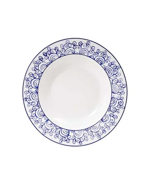 Plato para sopa Crown Baccara Marino azul