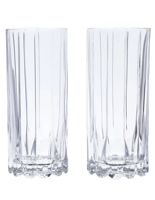 Set de vasos high ball Gold RIm de cristal