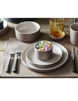 Plato para ensalada Noritake ColorTrio café