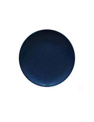 Plato para pan Noritake Non Swirl azul marino