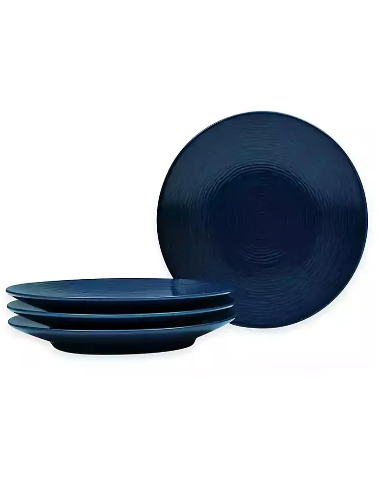 Plato para pan Noritake Non Swirl azul marino