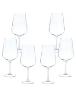 Set de copas para vino tinto Bohemia Tori de cristal 6 piezas