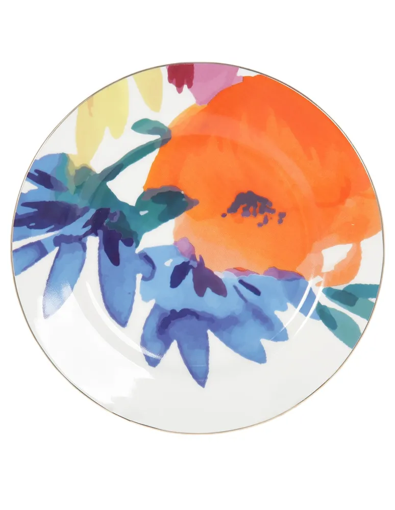 Set de 6 platos N Narrative Summer Flowers de porcelana