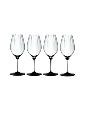 Set de 4 copas Riedel Fatto A Mano Performance Riesling Black