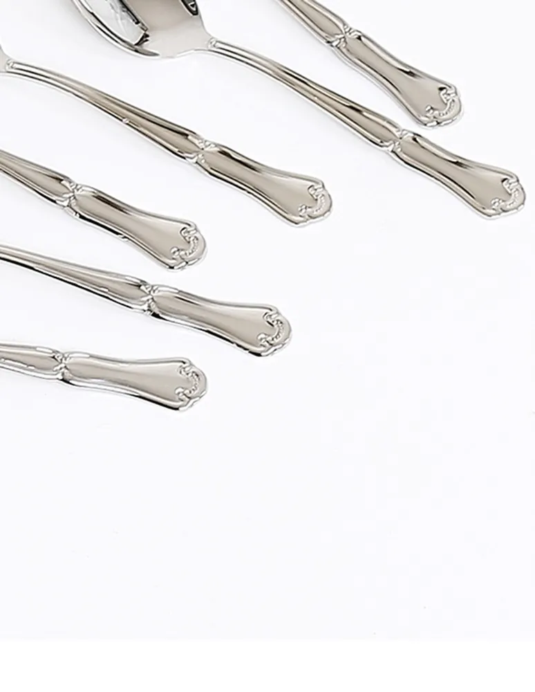 Set cucharas Köstlich Anne de acero inoxidable 8 piezas