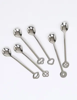 Set cucharas Köstlich Harry de acero inoxidable 6 piezas