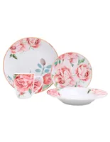 Vajilla Crown Baccara Primarosa 16 piezas de porcelana