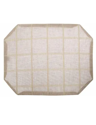 Mantel individual Bowtique beige