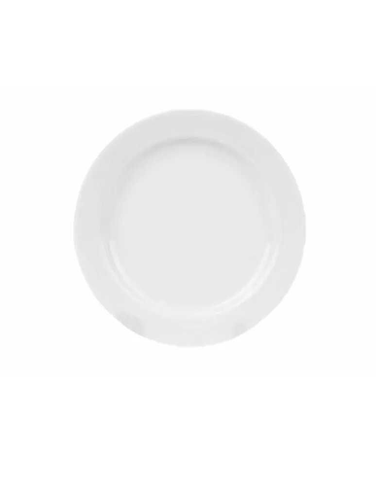 Plato para ensalada Noritake Arctic blanco