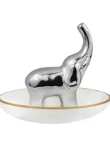 Plato Joyero Elefante porcelana