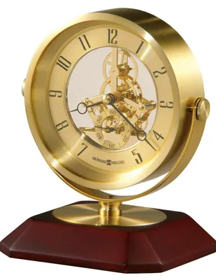 Reloj de mesa Howard Miller de acero inoxidable