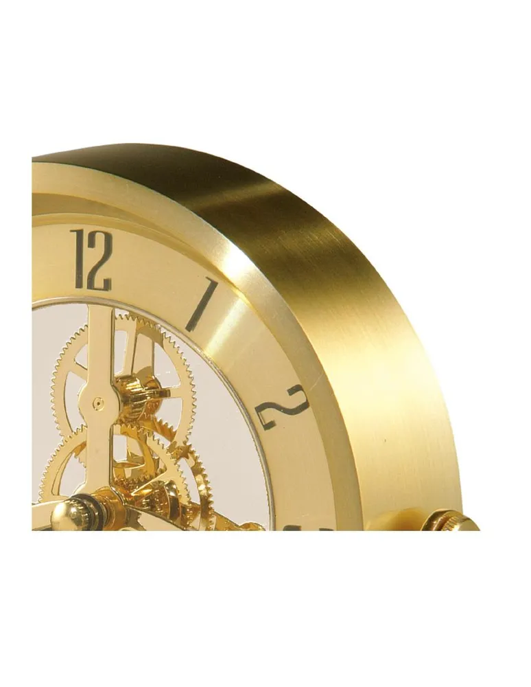 Reloj de mesa Howard Miller de acero inoxidable