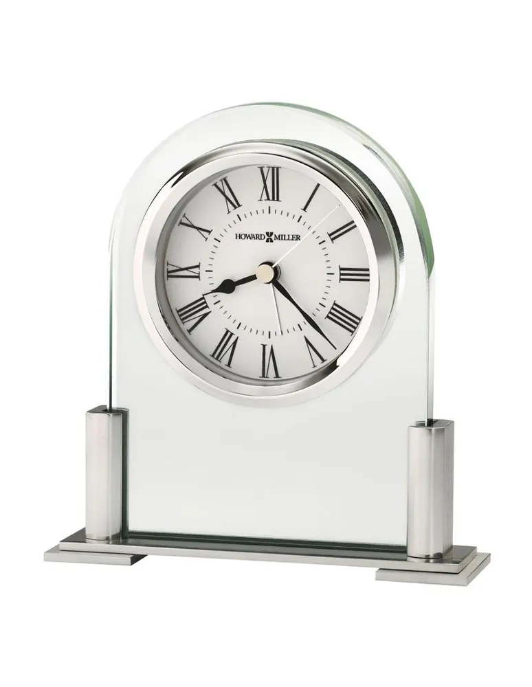 Reloj de mesa Howard Miller de cristal