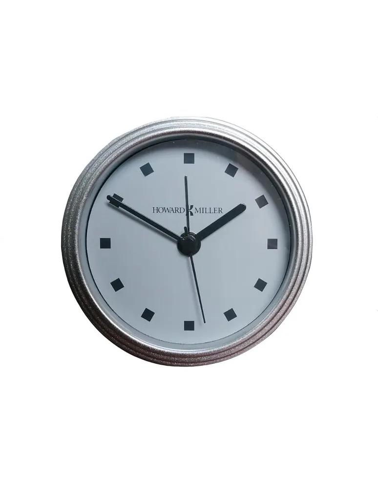 Reloj de mesa Howard Miller de acero inoxidable