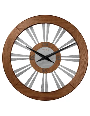 Reloj de pared Bulova de madera