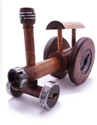 Carrito de vapor Horlogerie de madera