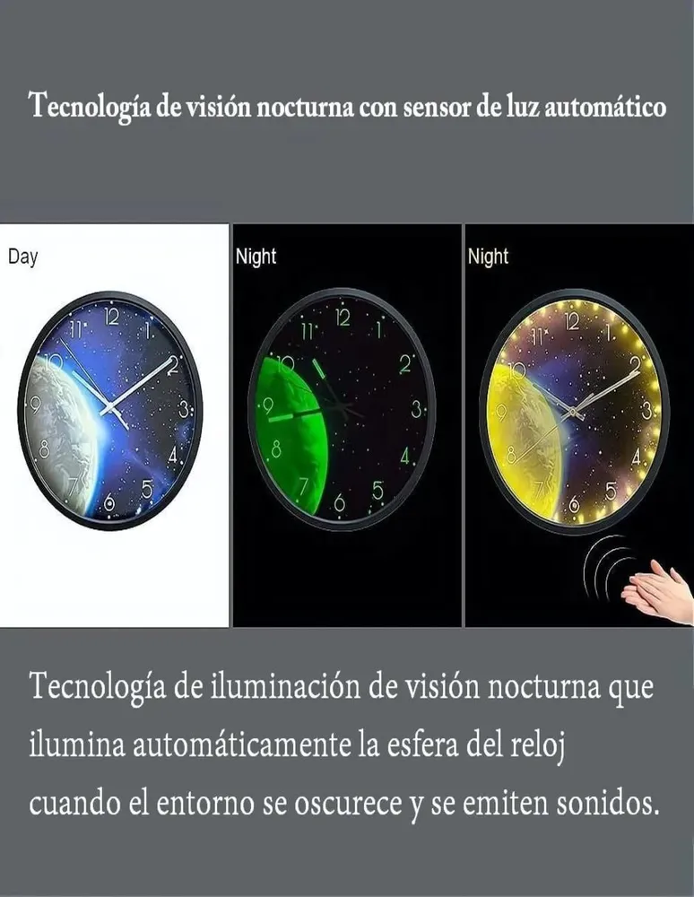 Reloj de pared Lab.G de plástico