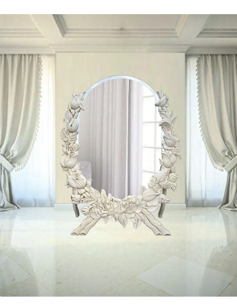 Espejo ovalado Lune Art Aallery estilo clásico tradicional