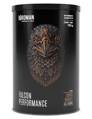Proteína Vegetal Premium Birdman Falcon Performance Choco Bronze 722 g