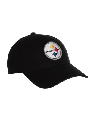 Gorra visera semicurva velcro New Era Steelers adulto