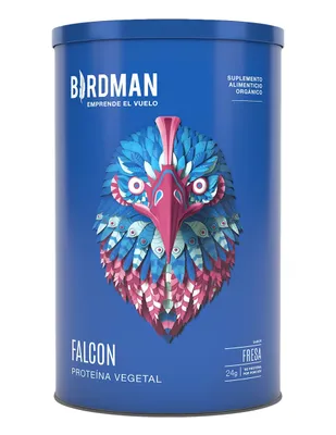 Proteína vegetal Falcon Protein Birdman fresa 1.17 kg