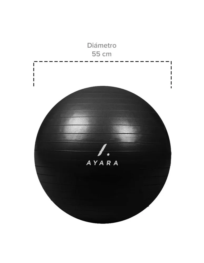 Pelota Ayara PEL55 de yoga y pilates 55 cm